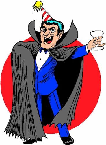 Dracula Partying