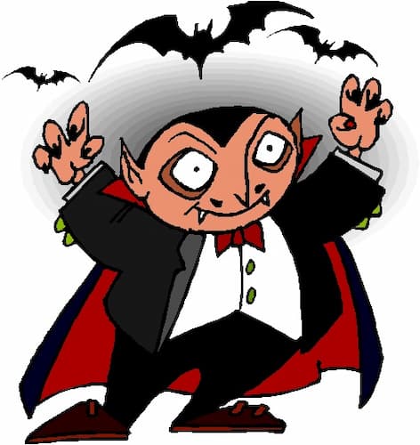 Count Dracula with Bats
