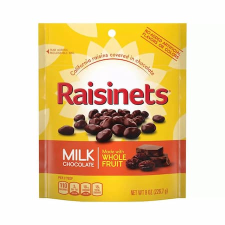 Raisinets. When is National Chocolate Covered Raisins Day?