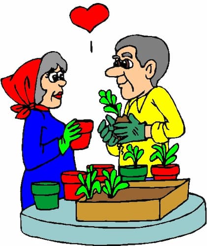 Lovers Gardening