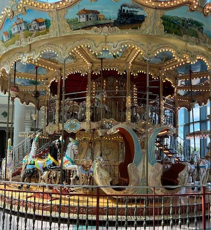 Mall Merry Go Round Carousel Day