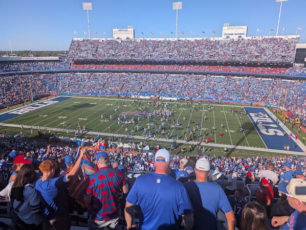 Buffalo Bills Football Stadium. Tailgating Day
