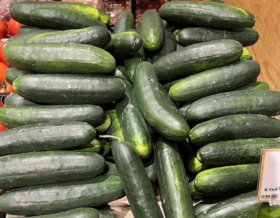 National Cucumber Day. June 14 holiday. Cukes