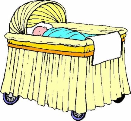 Baby Basinet, Baby Day. May 2 holiday