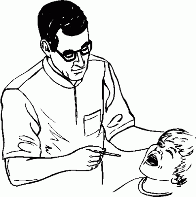 Dentist with Patient. When is Dentists Day? March 6 holidays