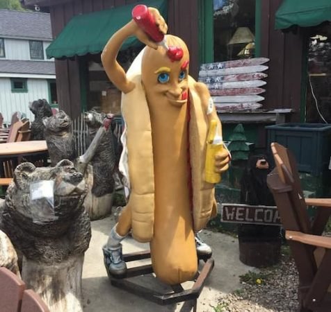 Hot Dog Statue